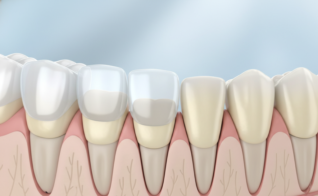 Tooth preparation before porcelain veneer — 0.3mm enamel reduction technique by Dr. Sara Pelaez, Clinica Viena Medellín Colombia
