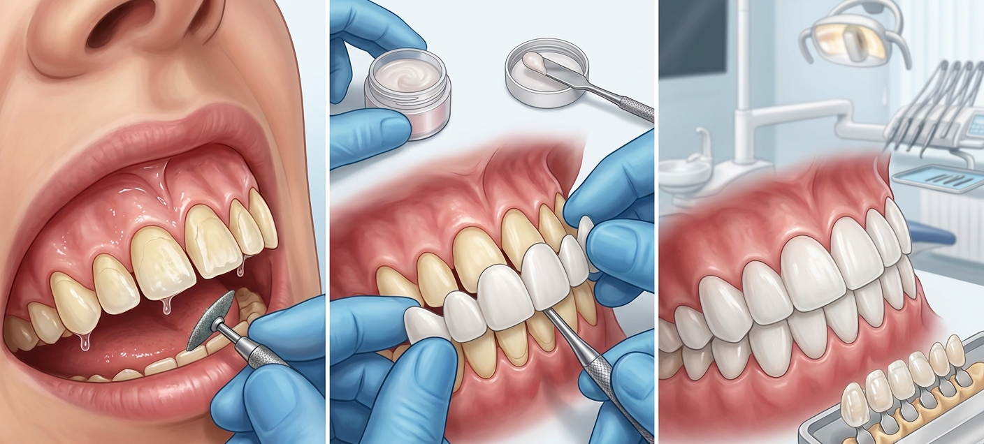 Temporary Veneers Clinica viena Medellin